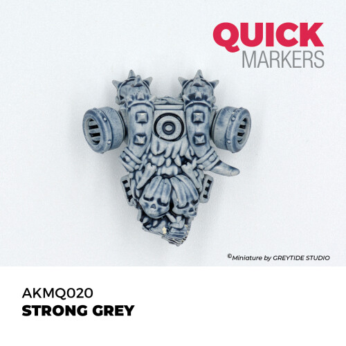 AK Interactive Quick Markers Strong Grey Acrylic Paint Marker AKMQ020 2
