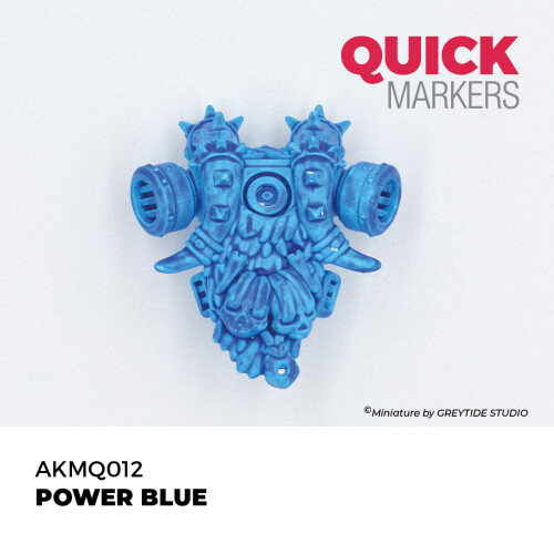AK Interactive Quick Markers Power Blue Acrylic Paint Marker AKMQ012 2