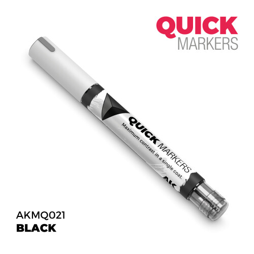 AK Interactive Quick Markers Black Acrylic Paint Marker AKMQ021 1