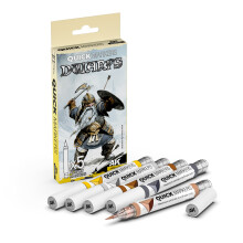 AK Interactive Quick Markers - Dwarfs - 5-Pack Acrylic Marker Set AKMQ107
