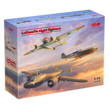 ICM 72209 German Luftwaffe Night Fighters 3 Aircraft Set 1:72 Model Kit