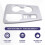 For 11th Gen  2022-2024 Central Control Gearshift Panel Decorative Sticker Interior Accessories LHD 2