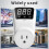 HLP02 Voltage Protector Reset over Under Voltage Protector Socket Digital Display Power Surge Protector US Plug 3