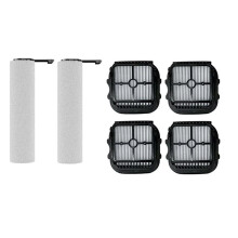 6PCS Roller Brush & Filter for JONR ED12 Pro Max Cordless Wet Dry Vacuum Cleaner Replacement Parts Vacuum Brush Filter