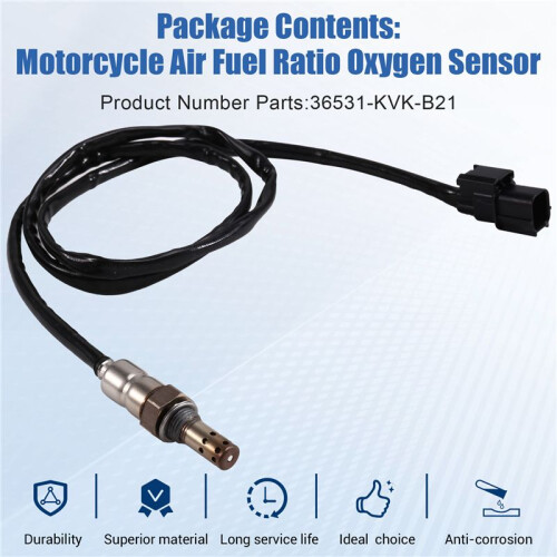 36531-KVK-B21 Sensor de Oxigênio para Relação Ar-Combustível de Motocicleta Sensor Lambda para  CBR1000 1