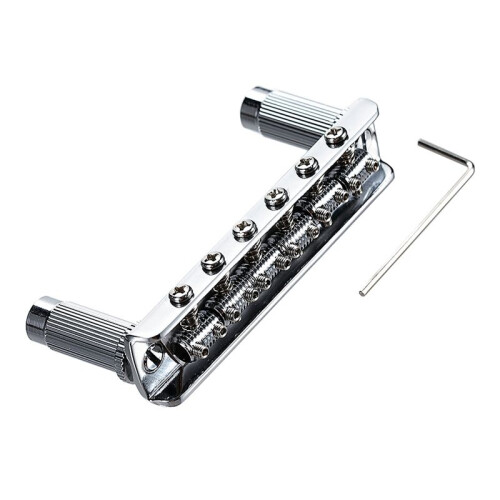 6-Saddle Bridge Adjustable Electric Guitar Replacement Bridge for Bigsby 1