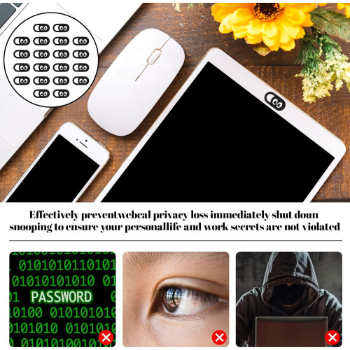 20 Pcs Ultra Thin Webcam Cover Slide for Laptop Camera Privacy Protection with Cute Pattern 1
