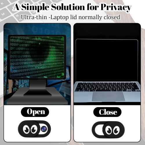 20 Pcs Ultra Thin Webcam Cover Slide for Laptop Camera Privacy Protection with Cute Pattern 2