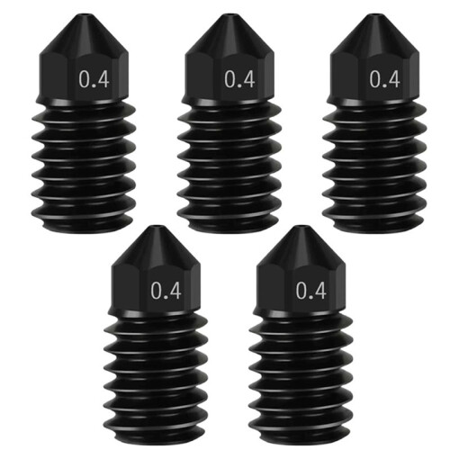 Para Bicos de Aço Temperado para  A1, Kit de  Bicos para  A1 Hotend 0,4 mm