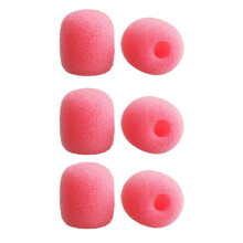 6pcs for K1 K9 Wireless Lavalier Microphone Sponge Cover Wireless Lapel Mic Foam  Mic Windscreen Foam Cover