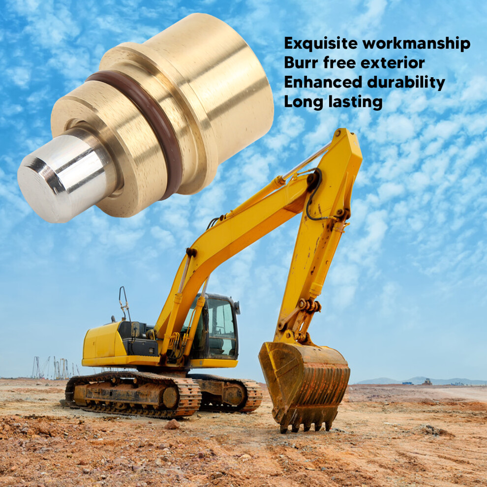 4Pcs Excavator Joystick Pusher Valve Brass