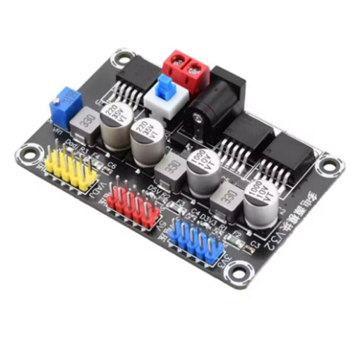 DC7-25V to DC3.3V/5V LM2596 Adjustable Step-Down Module Regulated Power Supply Module Intelligent Vehicle Power Supply 1
