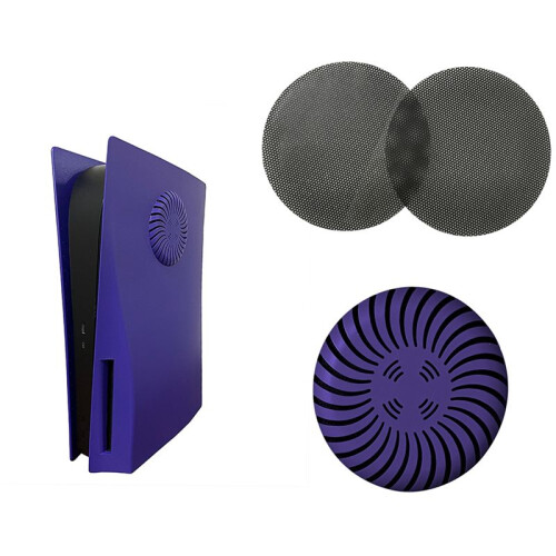 For PS5 Console Dust Filter Dustproof Mesh Case Cover Easy Cleaning Faceplate Ventilator Game Accessory 4Pcs 1
