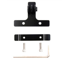For  Accessories Bike  Tail Mount Rear CNC Aluminum Bicycle Back Holder for Go Pro Hero 9 8 5 Black
