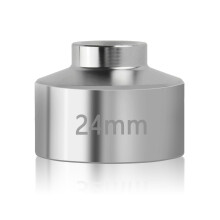 24mm Oil Filter Socket Wrench, 6 Point Steel Removal Tool, 3/8 Inch Drive, for Chevrolet Ford BMW GM
