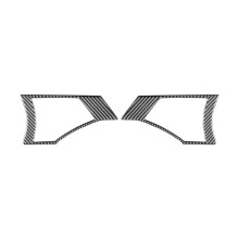 For 3 Axela 2020-2024 Carbon Fiber Front Door Speaker Cover Trim Sticker Interior Accessories