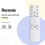 Télécommande de Remplacement AKB76044714 pour Moniteur/Téléviseur LED pour 5