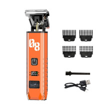 Hair Clipper Men'S Mower Haircut Shaver Barber Mower A for Men Cutter Beard Trimmer Hair Cutting Machine Orange