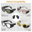 Safety Glasses Side Shields for  Meta /Skyler/Headliner (Gen 2) Glasses Accessorios 4