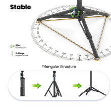For Starlink Tripod Stand, Adjustable Mount for Starlink , Portable Outdoor Mounting Kit for Starlink Dish
