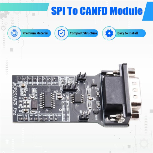 SPI Naar CANFD-Module MCP2518FD-Module ATA6560-Transceiver CAM-Busmodule Super MCP2515-Controllermodules. 1