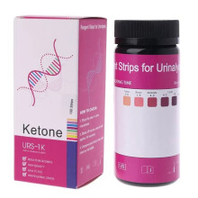 100 Pieces Keto Test Strips for Ketogenic Atkins and Paleo Diets Ketosis Home Urinalysis Weight Lose Analysis