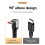 66w 90 Degree Spring Type C Cable Fast Charging Type C to Type-C Cord for  16  Type C Mobile Phone Cable 8