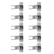 10pcs Spring Grip Mop and Broom Holder for Shovel Rake Broom Mop Holder with Screws Handle Hanging Tools