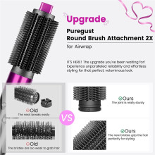 Accessorio Spazzola Volumizzante Rotonda Migliorata e Piccola Spazzola Volumizzante Rotonda per  Airwrap HS01 HS05 HS08 A