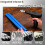 2PCS PVC Pipe Threading Tool Integrated Internal & External Pipe Threading Tool for 1/2'', 3/4'' Dies for Electric Drill 6