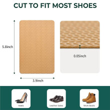 Protectores de Suela para Zapatos - 6 Piezas Antideslizantes para Tacones Altos de Mujer - Protector de Suela Autoadhesivo