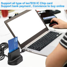 USB Card Reader ATM Tax Return IC Card ID Card ID Card Portable Convenient ISO 7816 Card Reader