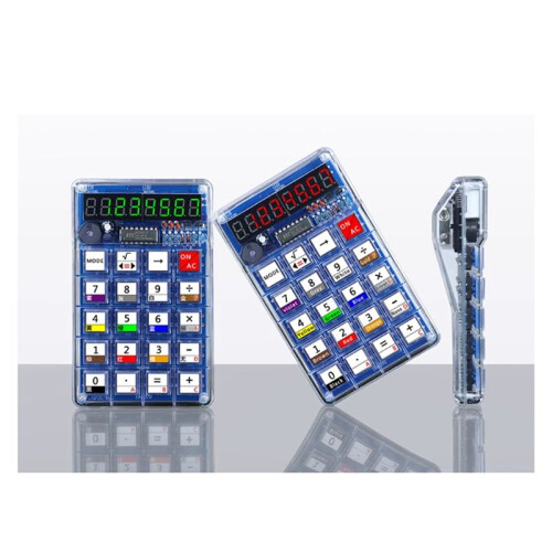 DIY Electronic Kits LED Digital Tube Calculators 51 Microcontroller Control Resistance Conversion Soldering Projects B 1