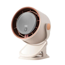 3-in-1-Umluftventilator mit Clip, 100-Stufiger -Tischventilator, Wiederaufladbarer Klimaanlagenventilator für Büro und Außenbereich, B