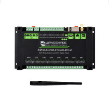 Waveshare ESP32-S3 Industrial 8CH Wi-Fi Network Relay ETH-8DI-8RO-C Support RS485 or Wi-Fi Remote Control
