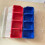 Parts Storage Box Plastic Screw Organizer Box with 4 Compartment Tool Part Container Bin with Lid Display Storage Case A 4
