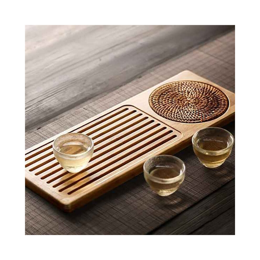 Photos - Other Office Equipment Bamboo Wood Tea Tray Dry Pounding Stage Japanese Handmade Home Use Small Simple Gongfu Tea Set Tea Tray