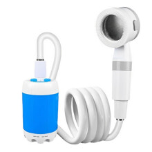 Portable Outdoor Shower Set Handheld Shower Adjustable Flow Shower for Hiking Backpacking Beach Traveling