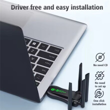 900 Mbit/S WLAN-Netzwerkkarte, 2,4 G/5 GHz, 5.4, WLAN-Dongle, AX900, USB, 4-Antennen-Funkempfänger für PC/Laptop