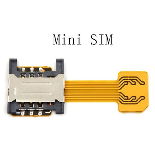 SIM Extender Card Reader Micro- Hybrid Double Dual-Sim Card  Sim 2 in 1 Extension Adapter for Cell Phone A 2