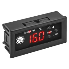 PWM Fan Temperature Controller Speed Controller LED Digital Display Temperature Speed Meter with Temperature Sensor