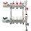 10 Pcs Underfloor Heating Manifold Flow Meter, Visual Flow Monitoring Regulator for Underfloor Heating Systems(1/2) 4