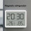 Slim Digital Wall Clock with LCD Alarm, Temperature & Humidity Display- Multi-Functional Kitchen Electronic Clock 3