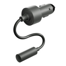 Adaptador para Carro com Elevador de Tensão, Conversor de Energia para 20V 3A para Adaptador de Energia para Acendedor de Cigarros para Starlink