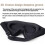 3D Memory Foam Sleeping Mask - Light Blocking Sleep Aid, Comfortable & Adjustable Eye Shade Blindfold 4