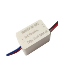 LED Driver for Cabinet Lamp Constant Current Constant Voltage AC100-240V to DC12V 6W Power Supply 500mA Low Voltage