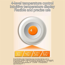 Heated Pet Bowl with 4 Temperature Settings, Thermal Dog Water Bowl,Pet Drinking Plate for Farm Animals Cat Winter Use
