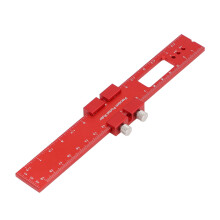 Regla de marcado de aleación de aluminio de 200 mm plateada