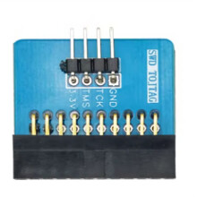 SWD to JTAG Adapter Board 20P2.54mm Pitch JTAG to 4P Pin SWD Interface JLINK Adapter Board