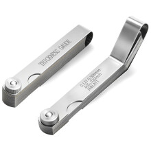 32 & 16 Blade Feeler Gauges Set for Valves, Tool, Straight & Angled Thickness Measuring Tool